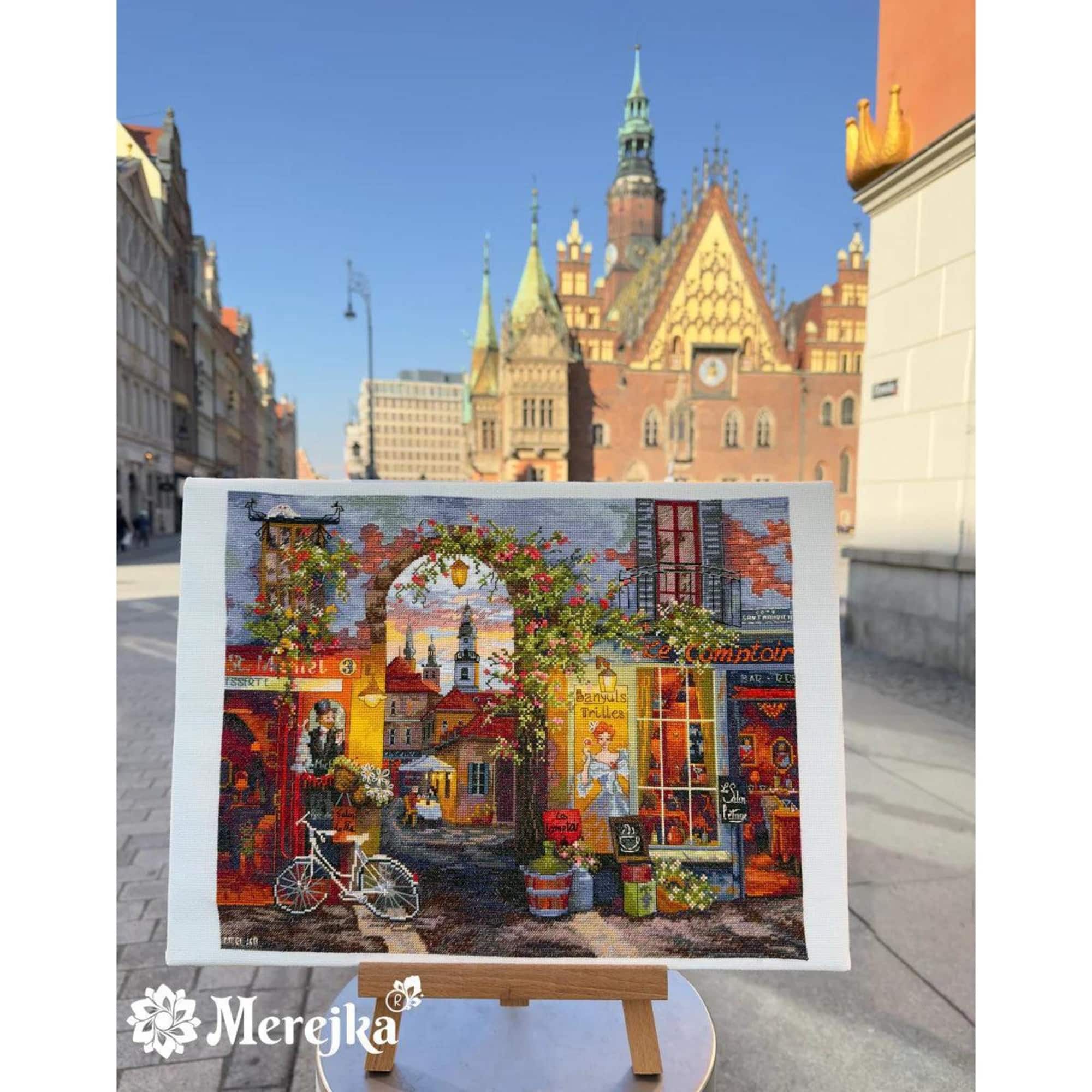 Merejka French Cafe Counted Cross Stitch Kit